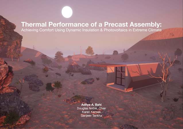 Thermal Performance of a Precast Roof Assembly Aditya A. Bahl, MBS '23