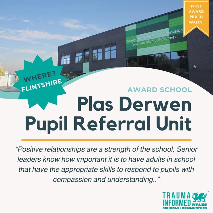 🌟 Trauma and Mentally Healthy Award Winning: Plas Derwen PRU  🌟