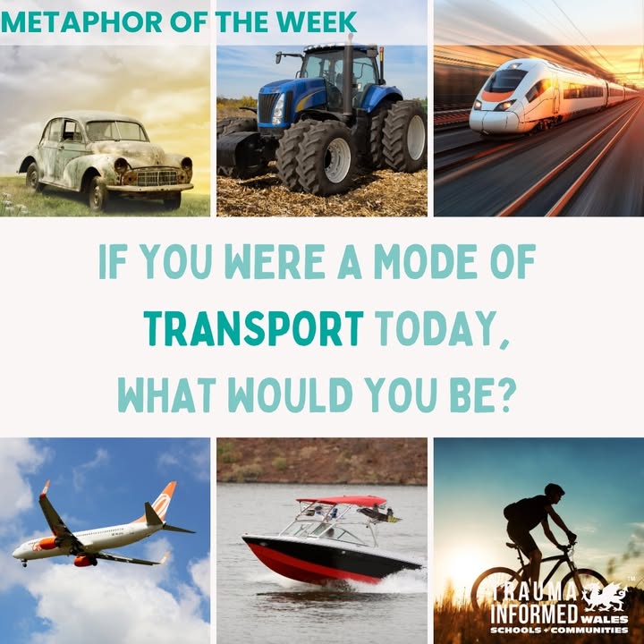 Metaphor Check-Ins: Mode of Transport 🏎🚡🛩🛶🚀