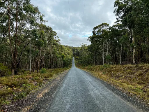 Woodend Gravel Loop — original ride photograph, 2022. Photo: Vince Masci / BikeRoutes. Capture GPS unavailable; gallery only.
