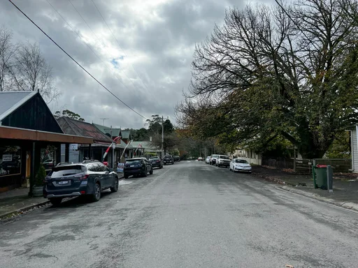 Blackwood village, photographed on the original 2022 ride. Photo: Vince Masci / BikeRoutes. Capture GPS unavailable; gallery only.