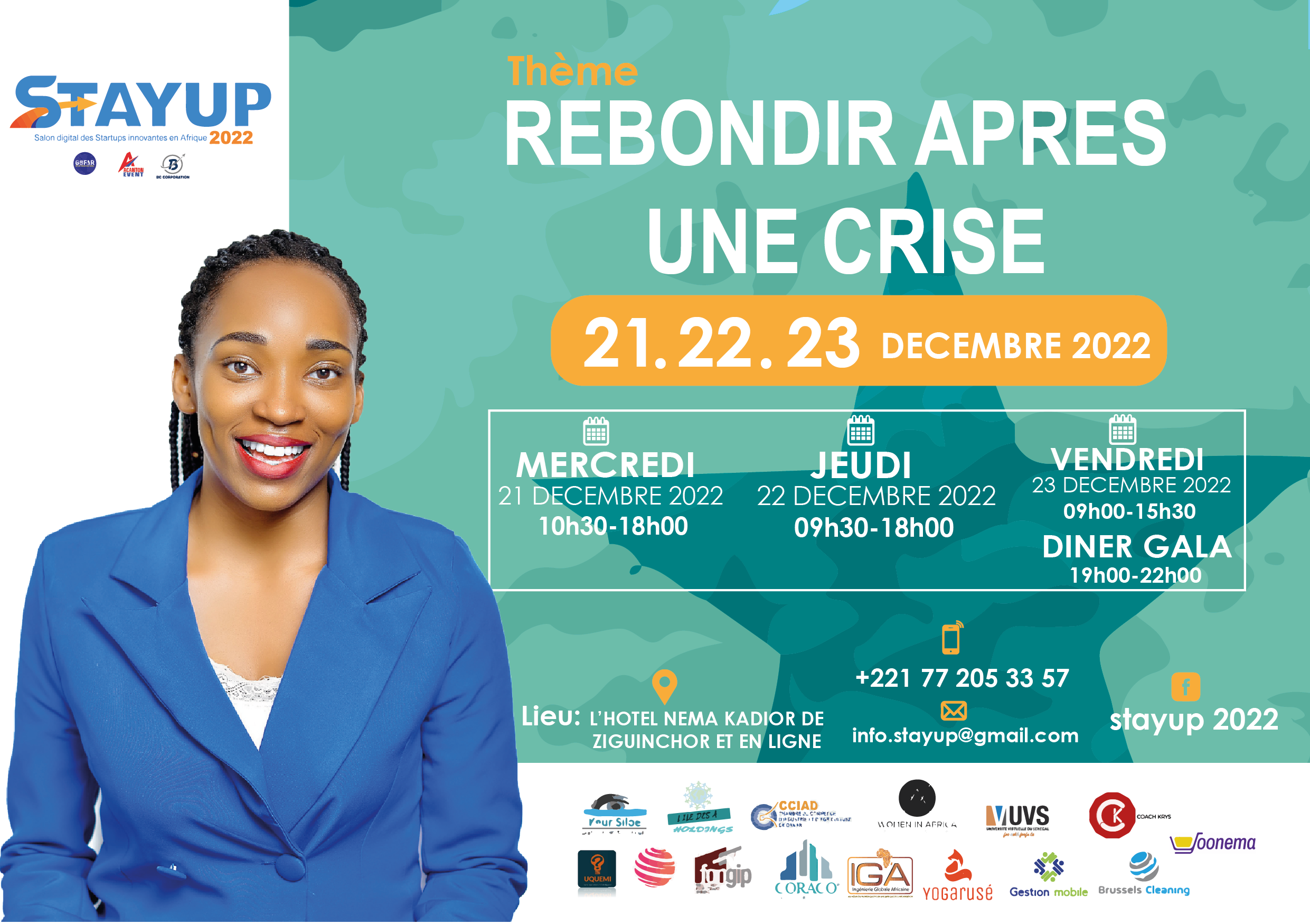 Bannière du salon STAYUP
