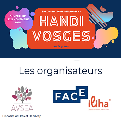 HANDIVOSGES - Salon professionnel ess à En ligne - 21 nov. 2025
