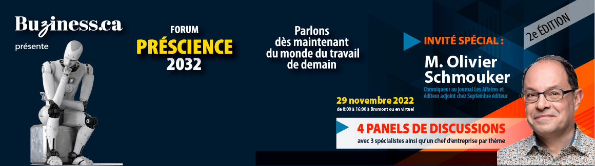 Bannière du salon Forum PRÉSCIENCE 2032