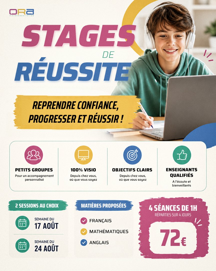 STAGES DE RÉUSSITE