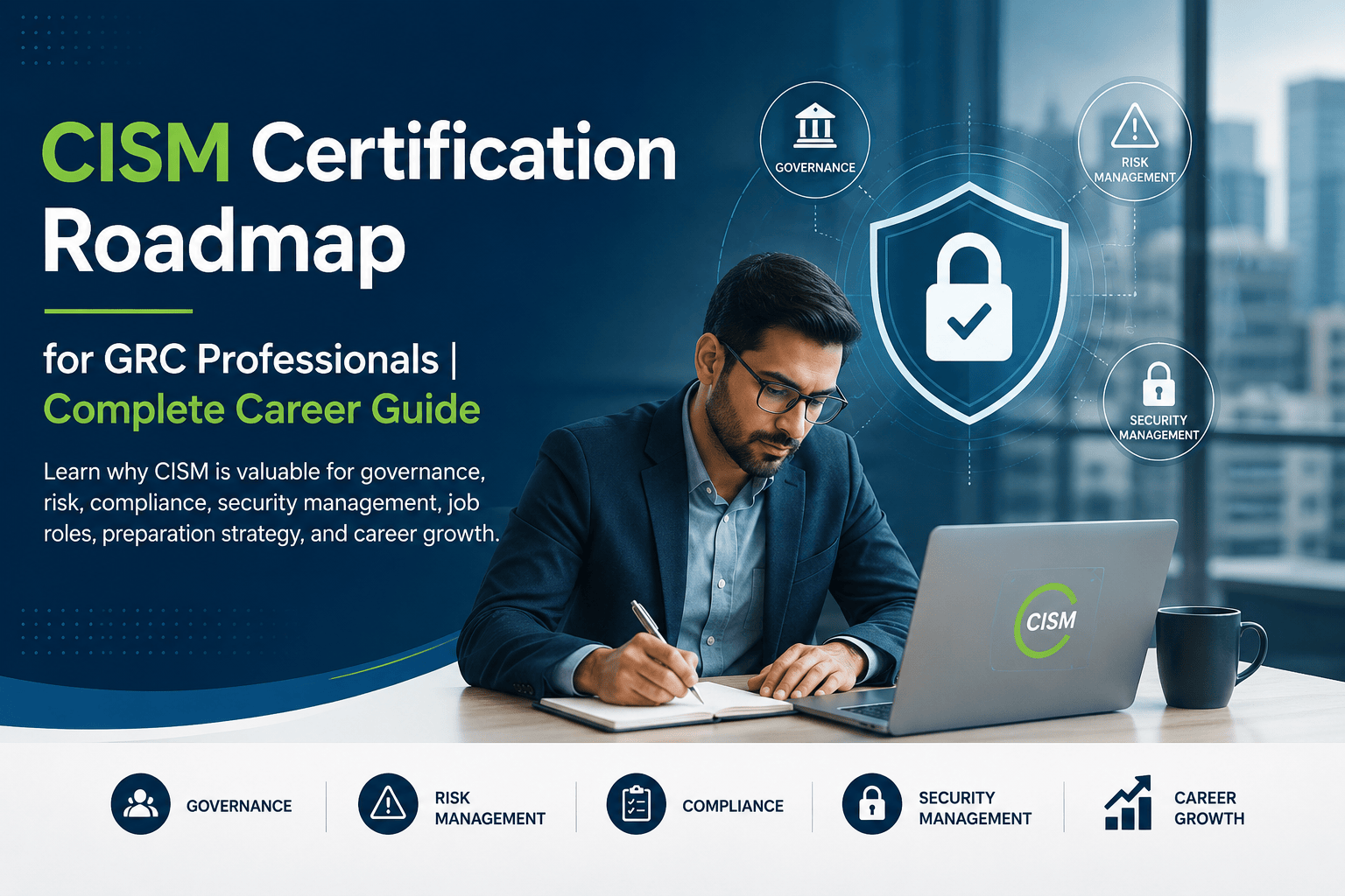 CISM Certification Roadmap for GRC Professionals| Complete Career Guide cybersecurity training article