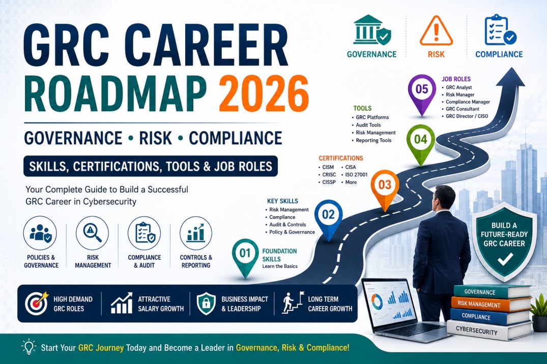 GRC Career Roadmap 2026: Skills, Certifications, Tools and Job Roles cybersecurity training article