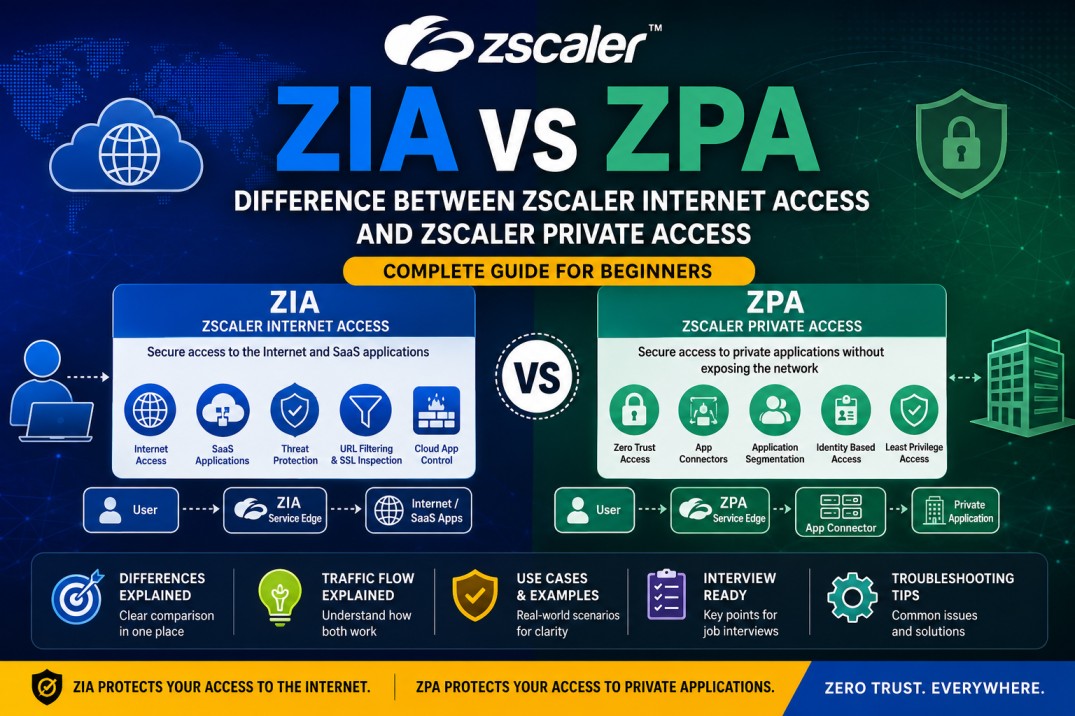 ZIA vs ZPA: Difference Between Zscaler Internet Access and Zscaler Private Access cybersecurity training article