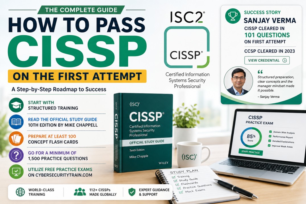How to Pass CISSP on the First Attempt: Complete Step-by-Step Study Plan cybersecurity training article