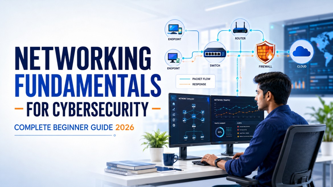 Networking Fundamentals for Cybersecurity Beginners: Complete Guide 2026 cybersecurity training article