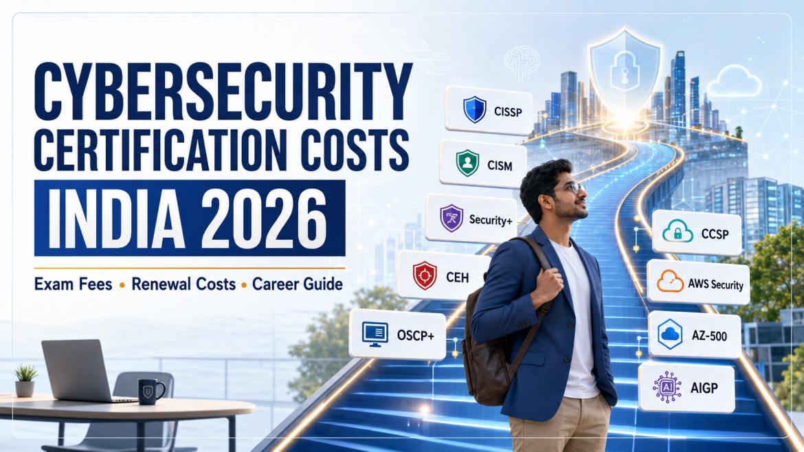 Cybersecurity Certification Costs in India 2026: Complete Exam Fees, Renewal Costs and Career Guide cybersecurity training article
