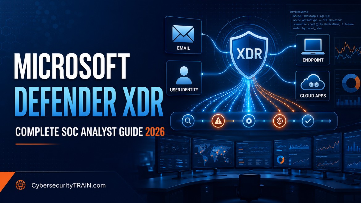 Microsoft Defender XDR Tutorial for Beginners: Complete SOC Analyst Guide 2026 cybersecurity training article