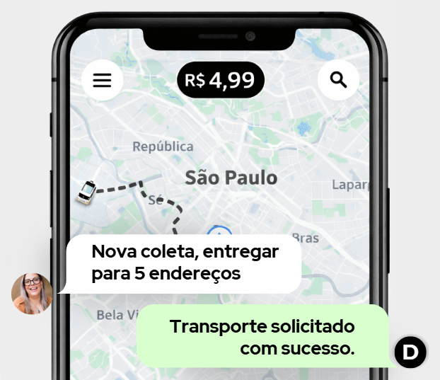 Entregue em qualquer lugar