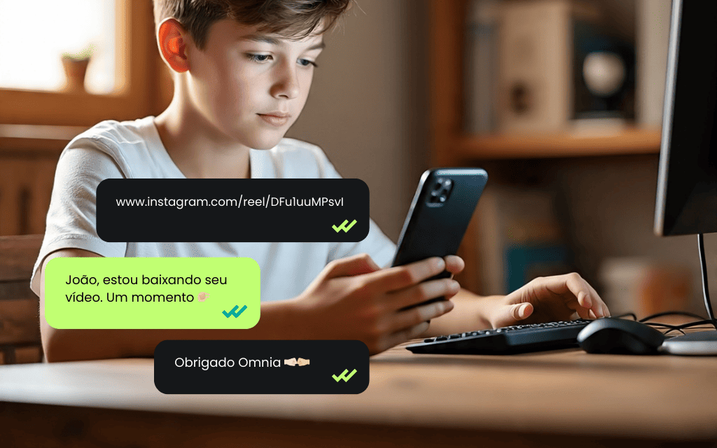 Baixar vídeos do Instagram e TikTok