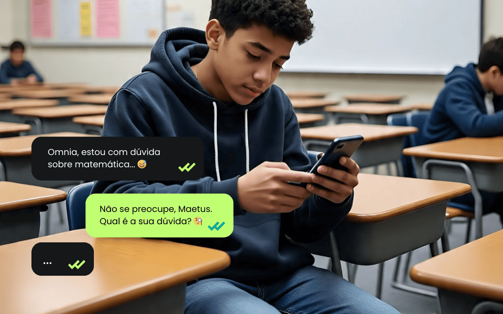 Converse com a OmniaChat