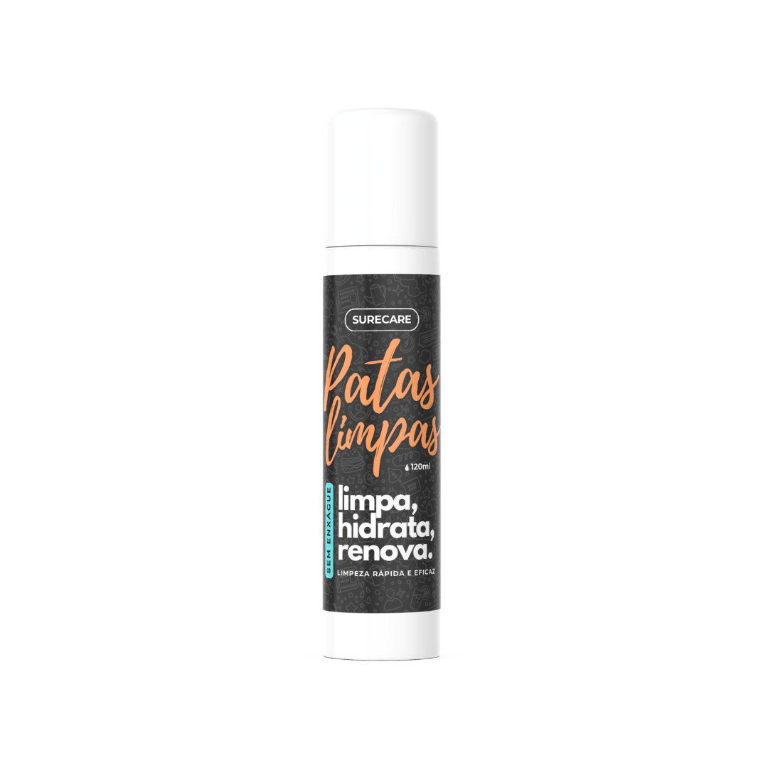 Patas Limpas 120ml - Não Precisa Enxaguar!