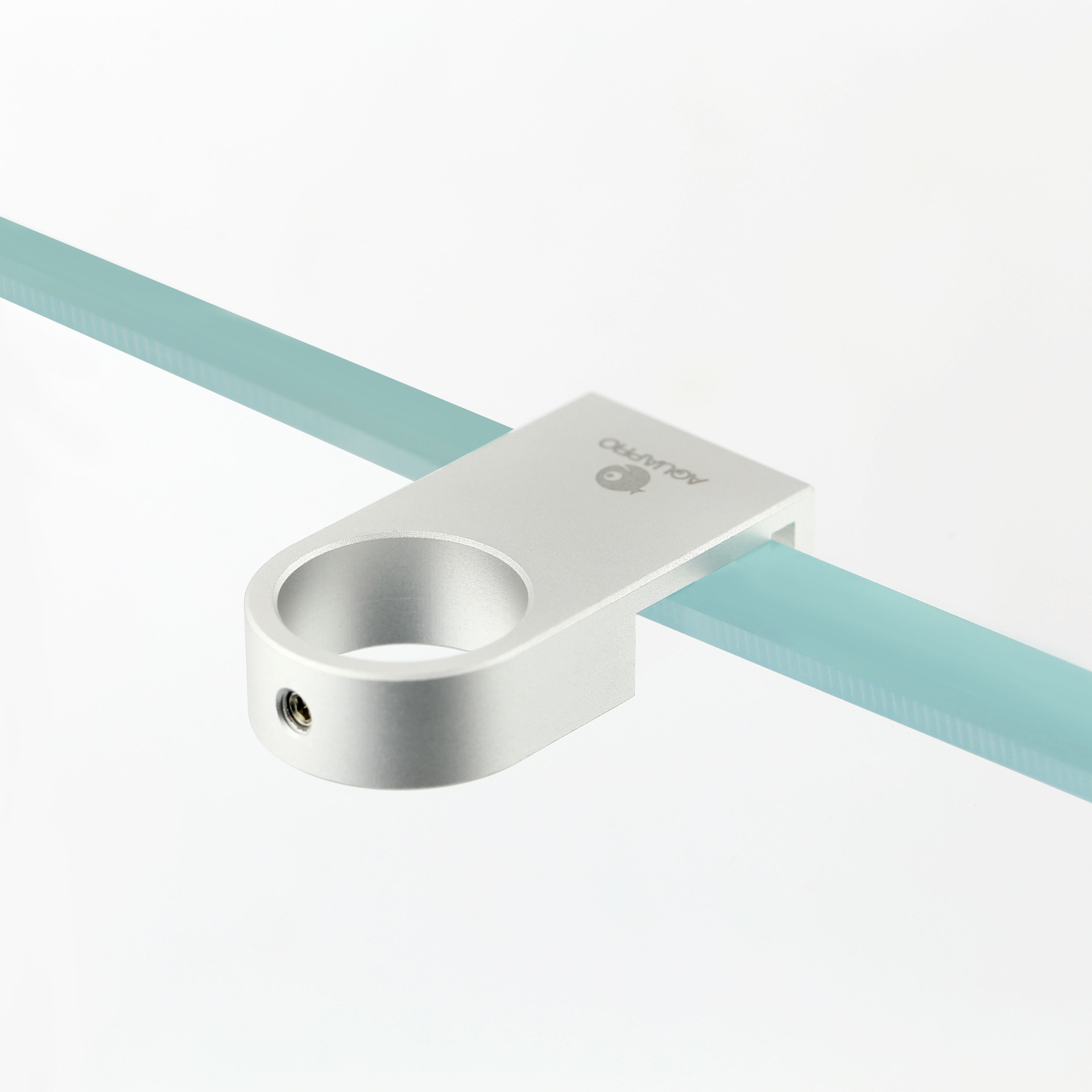 AQUAPRO silver aluminium aquarium pipe hose holder, image 4