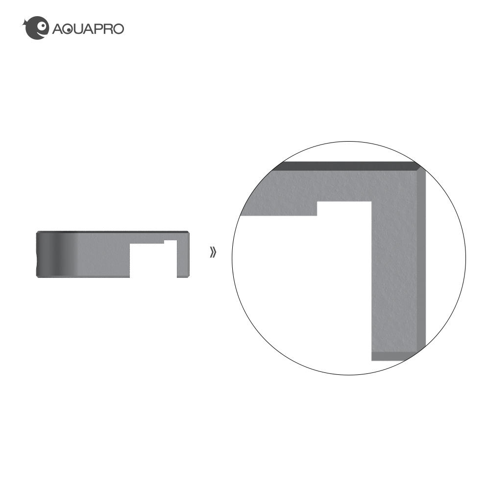 AQUAPRO silver aluminium aquarium pipe hose holder, image 6