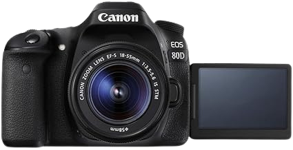Canon EOS 80D 24.2MP DSLR Camera With EF-S 18-55mm STM Lens - Image 2