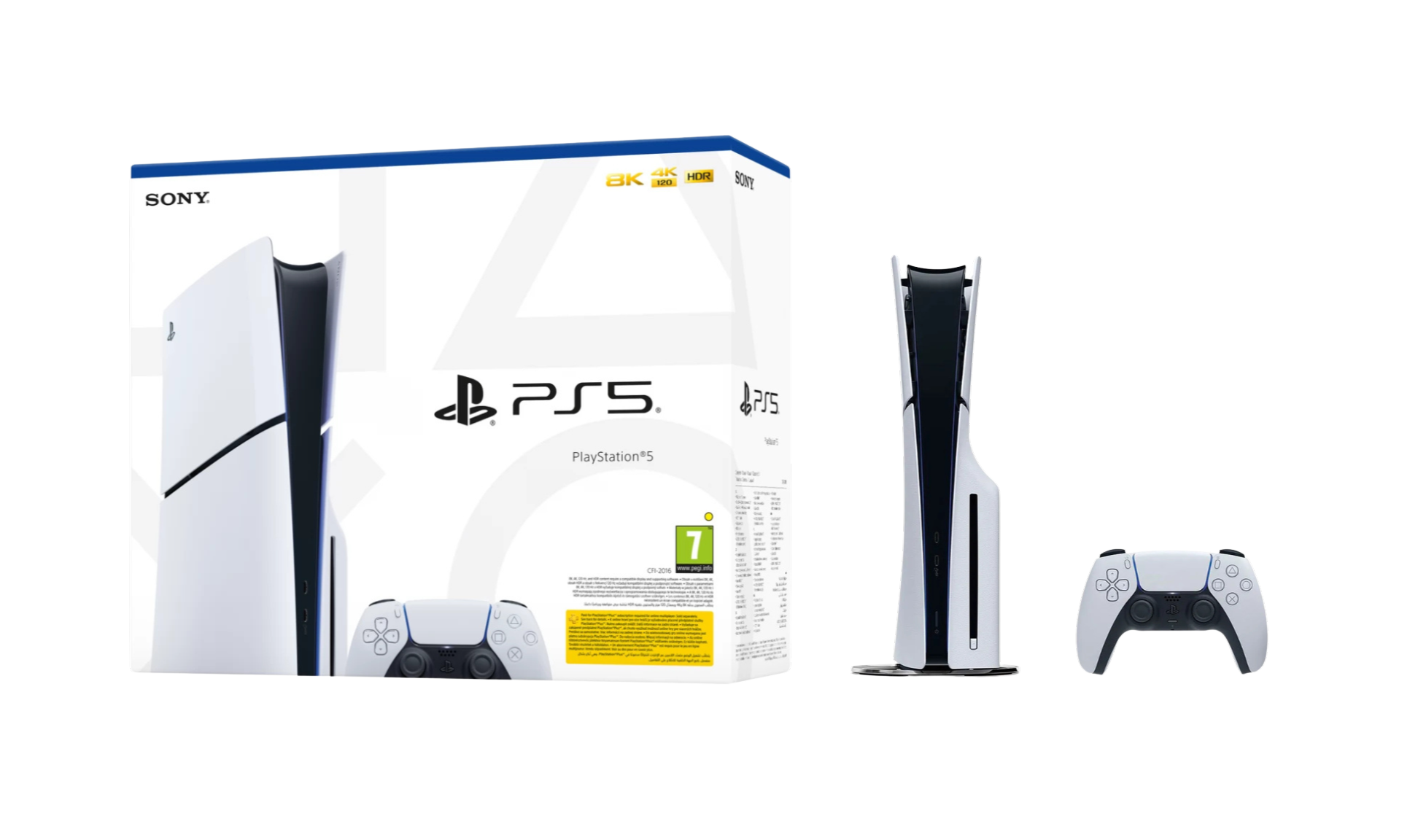 Sony PlayStation PS5 Slim Disc Edition 1 TB (10 Months Brand Warranty)