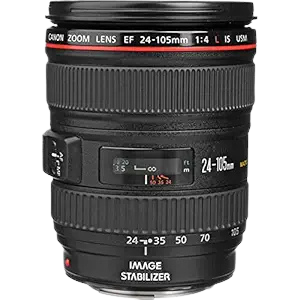 Canon Ef 24-105 Mm F/4L is USM Zoom Lens for DSLR Cameras - Image 1