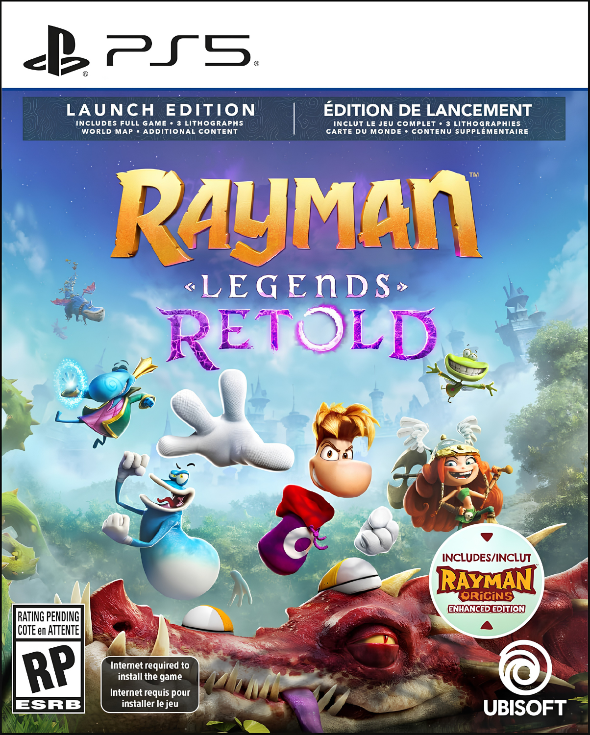 Rayman Legends Retold Launch Edition-PS5