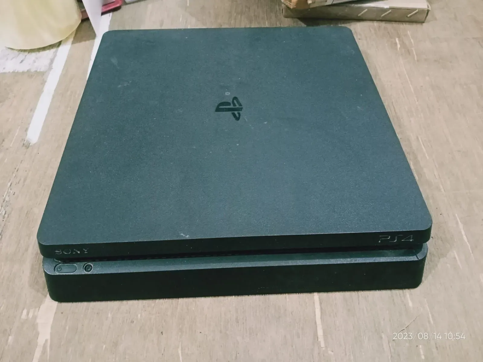 Play Station 4 Slim 1-TB (Light Body Damage) - (Pre Owned Console)