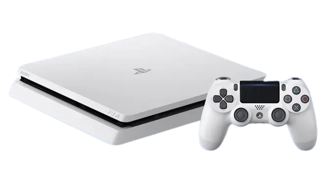 PlayStation 4 Slim 500 GB Glacier White - (Pre Owned Console)