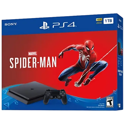 PS4 Slim 1 TB Marvels Spider Man Bundle - (Sell Console)