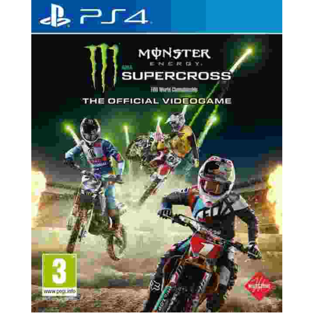 Monster Energy Supercross The Official Video Game - (Pre Owned PS4 Game)