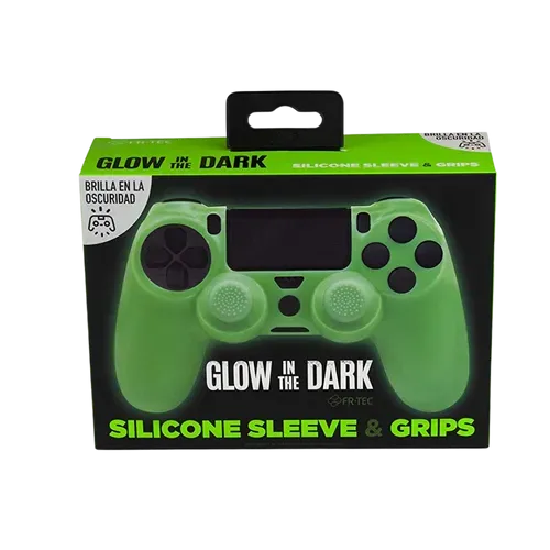 Blade Fr-tec Luminous Glow in Dark Silicone Cover and Joystick Grips for PS4 Controller - Europe Import New