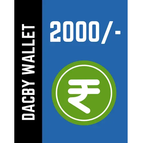 Dacby Wallet Rs 2000 - (New PSN Wallet)