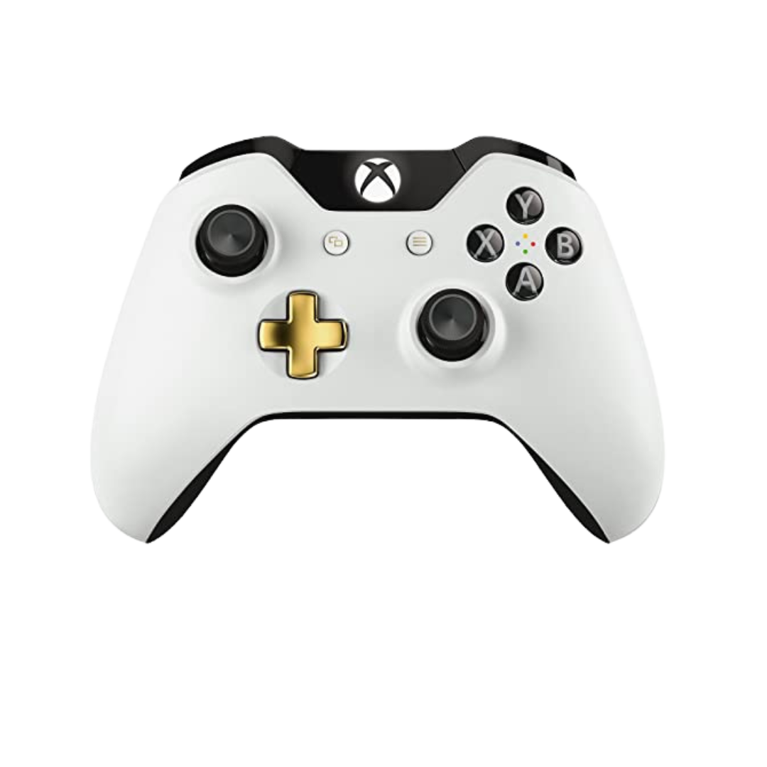 XBOX One Controller (2nd Gen) Lunar White & Gold - (Sell Controller)