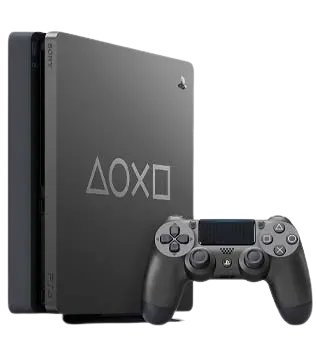 PS4 Slim 1-TB Days of Play Limited Edition Steel Black - (Pre Owned Console)