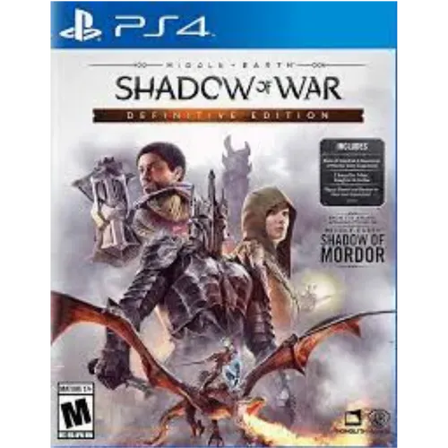 Middle Earth Shadow Of War Definitive Edition - (Pre Owned PS4 Game)