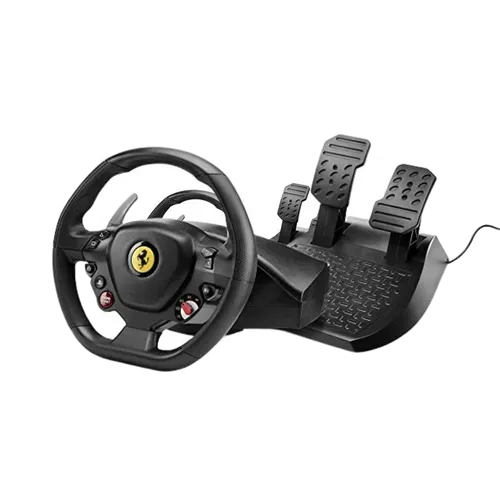 Thrustmaster T80 Ferrari 488 GTB Edition Racing Wheel + Pedals - (Pre Owned Accessories)