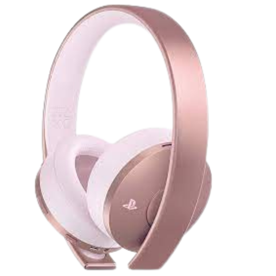 PS4 Official Rose Gold Wireless Stereo Headset 7.1 - (Sell Accessories)
