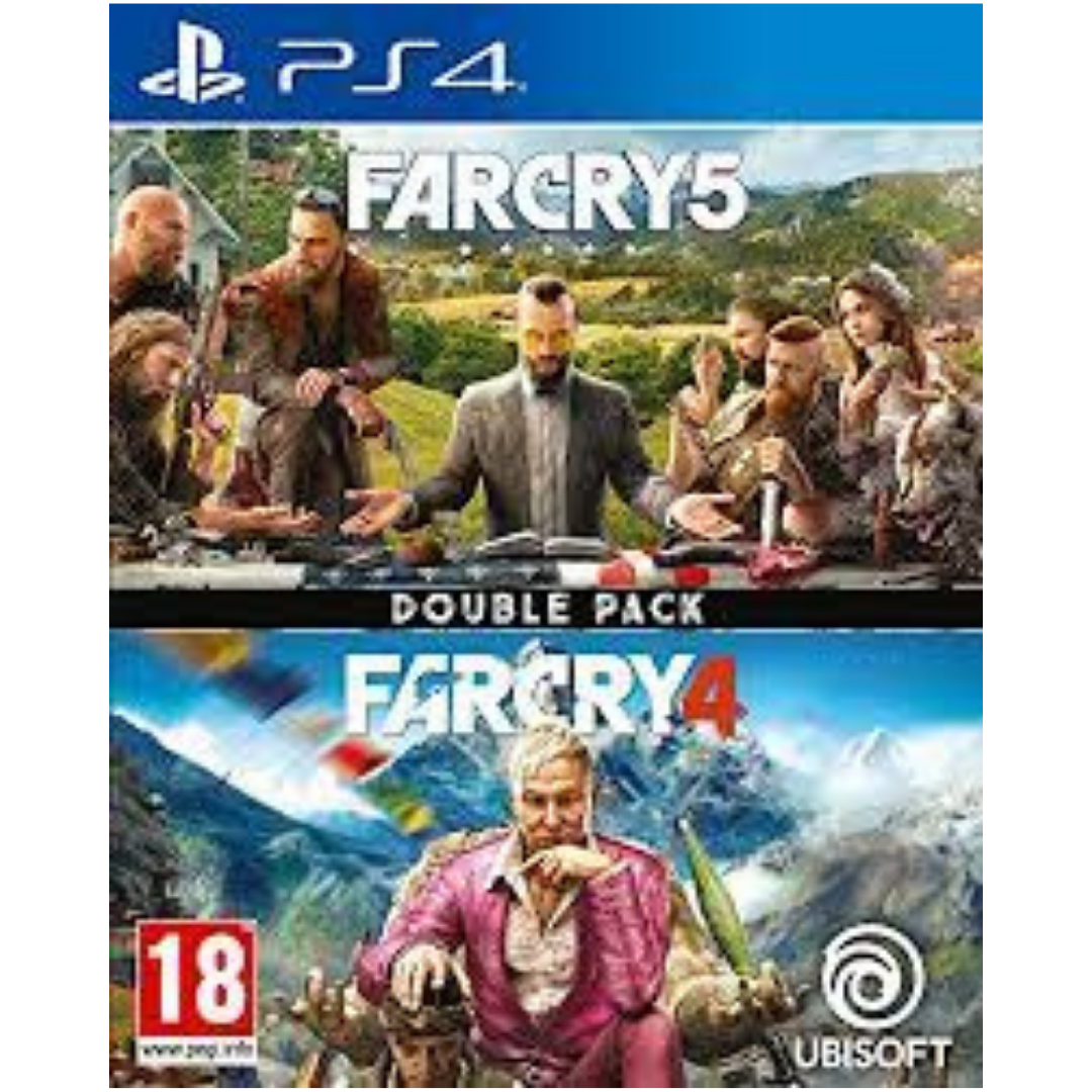 Far Cry 4 And Far Cry 5 - (Pre Owned PS4 Game)