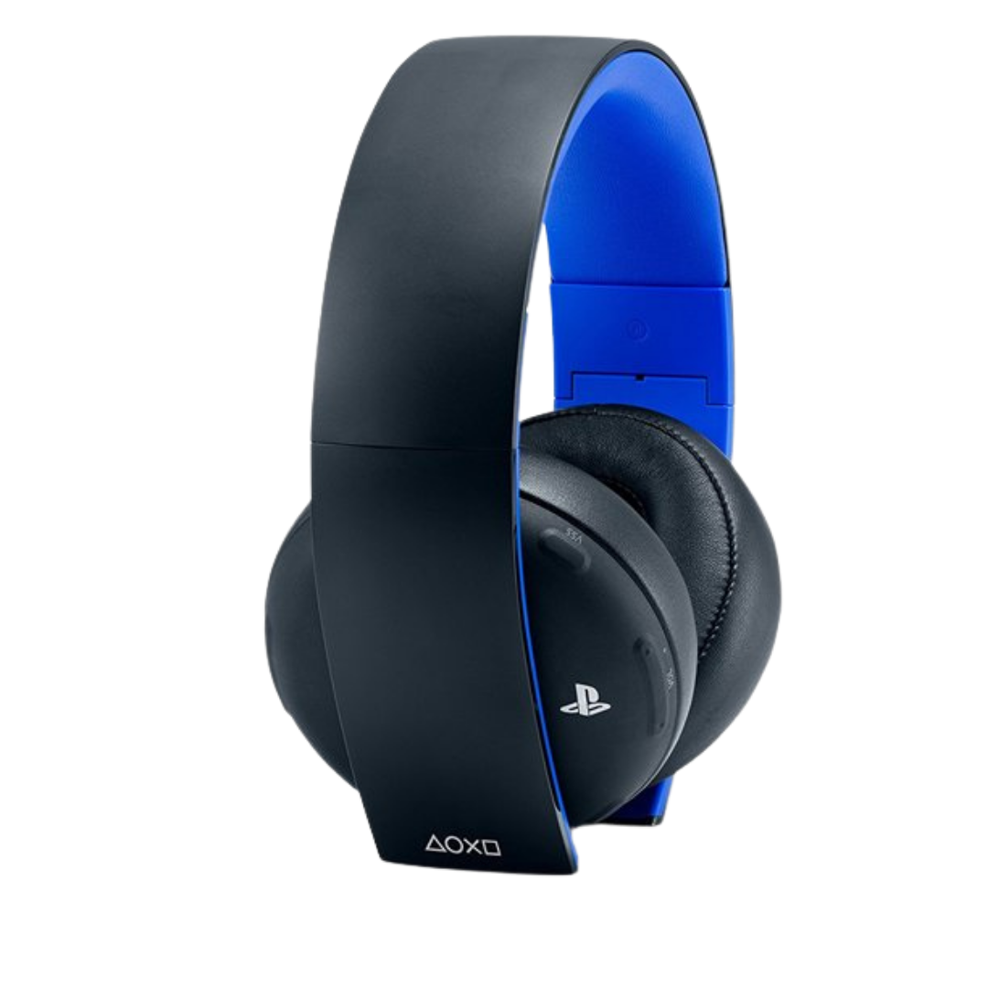 PS4 Official Jet Black Stereo Wireless Headset V2 - (Sell Accessories)