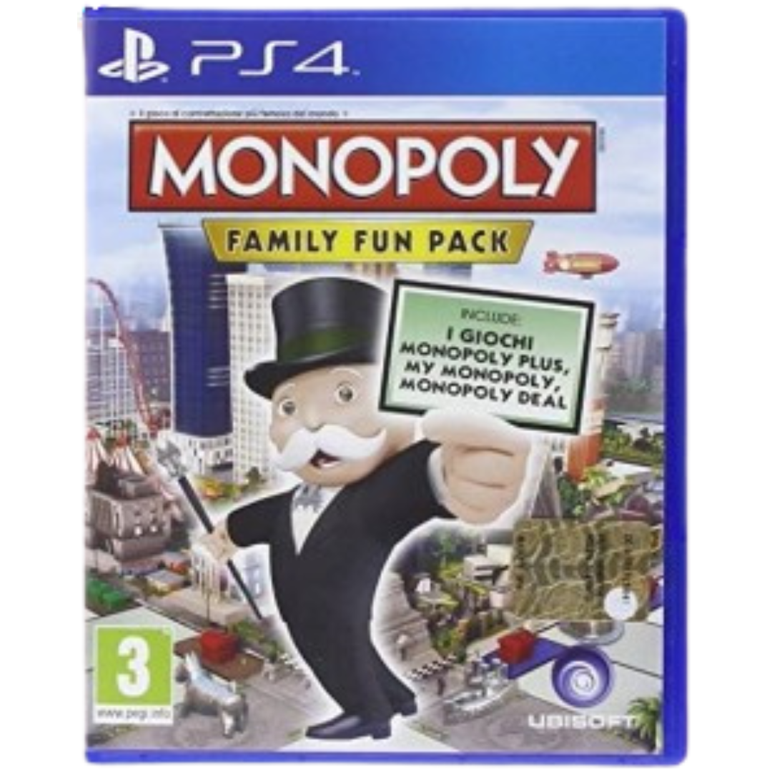 Monopoly Family Fun Pack - (Sell PS4 Game)