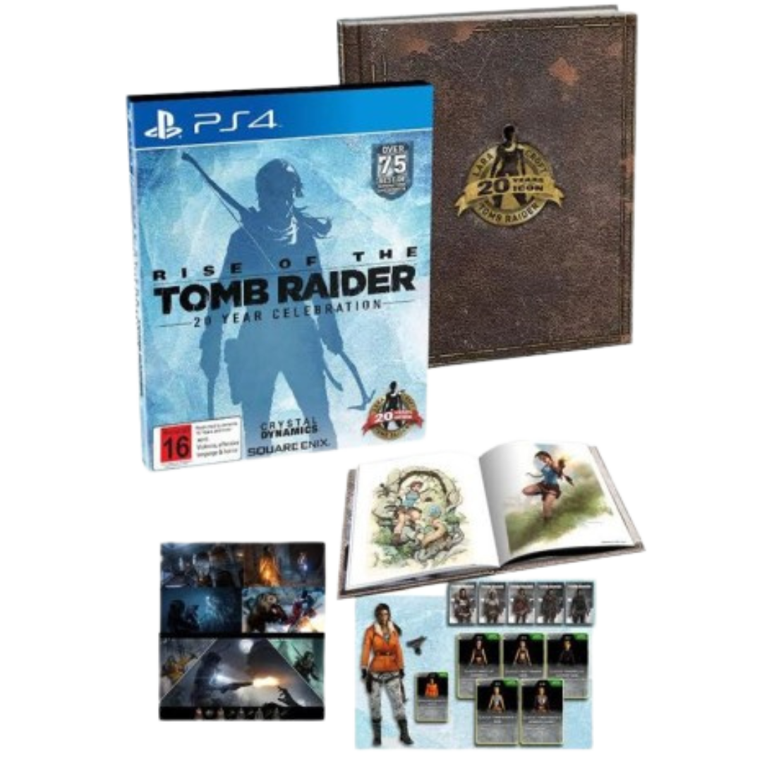 Rise Of The Tomb Raider 20 Year Celebration Special Edition With Art Book - (Sell PS4 Game)