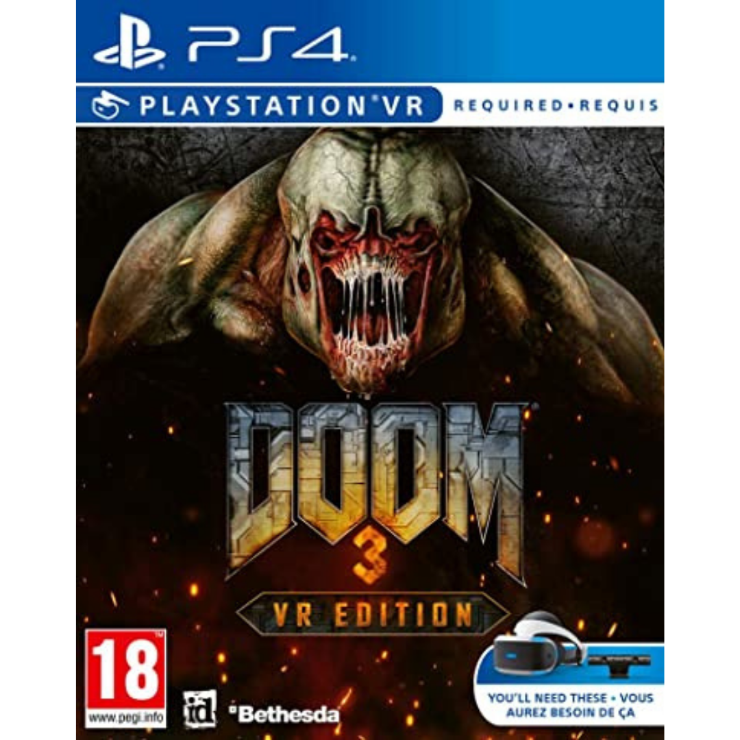 Doom 3 VR Edition - (Pre Owned PS4 Game)