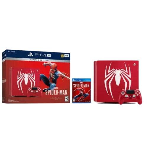 PS4 Pro 1 TB Marvels Spider Man Bundle - (Sell Console)
