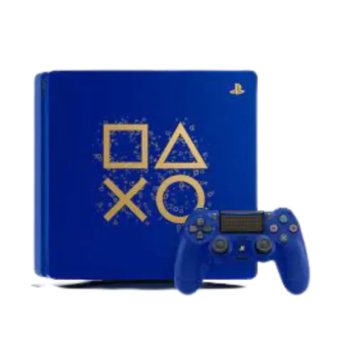 PS4 Slim 500 GB Days Of Play Limited Edition - (Sell Console)