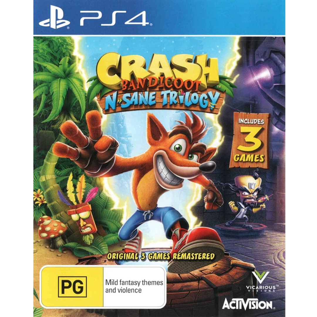 Crash Bandicoot N Sane Trilogy - (Sell PS4 Game)