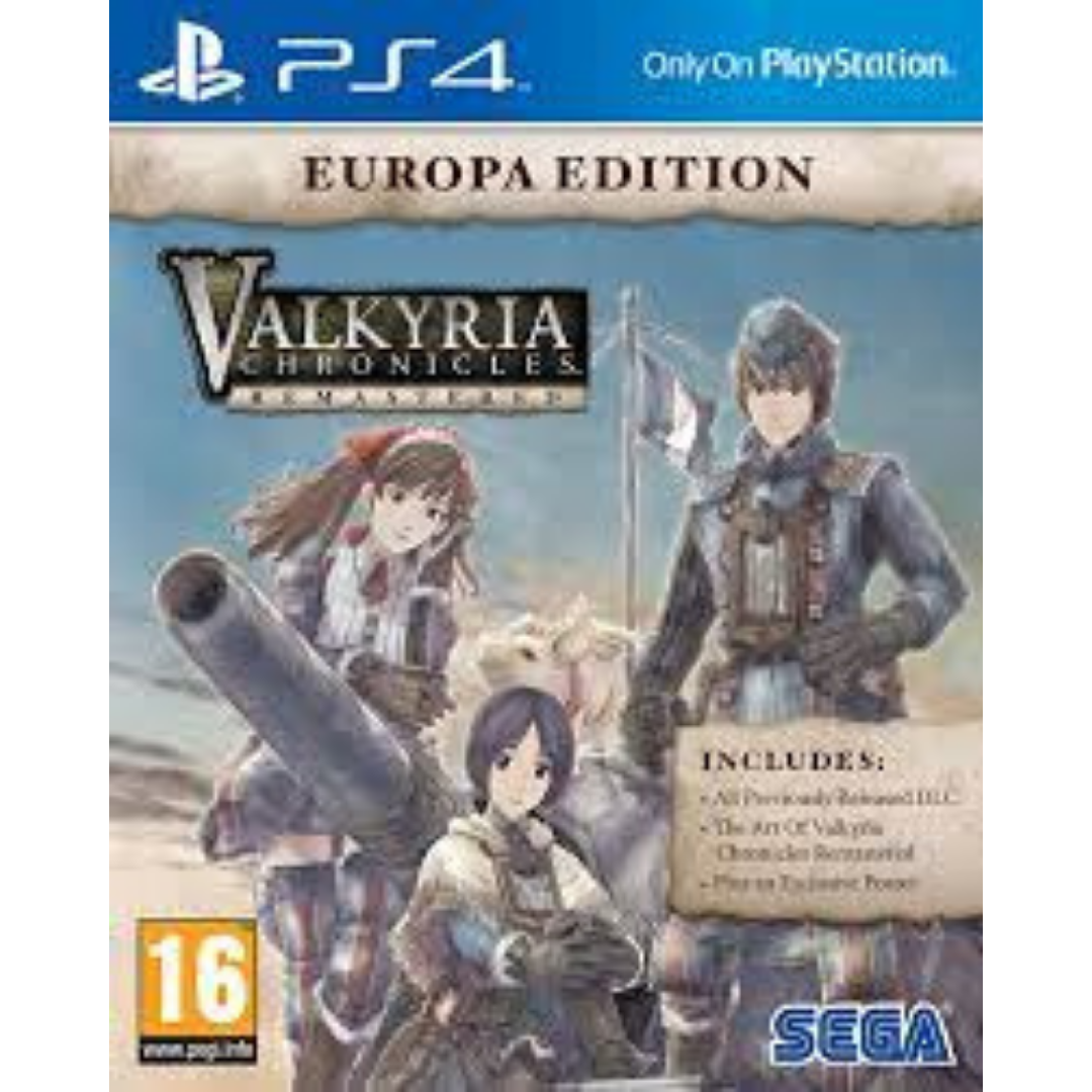 Valkyria Chronicles Remastered Europa Edition - (Sell PS4 Game)