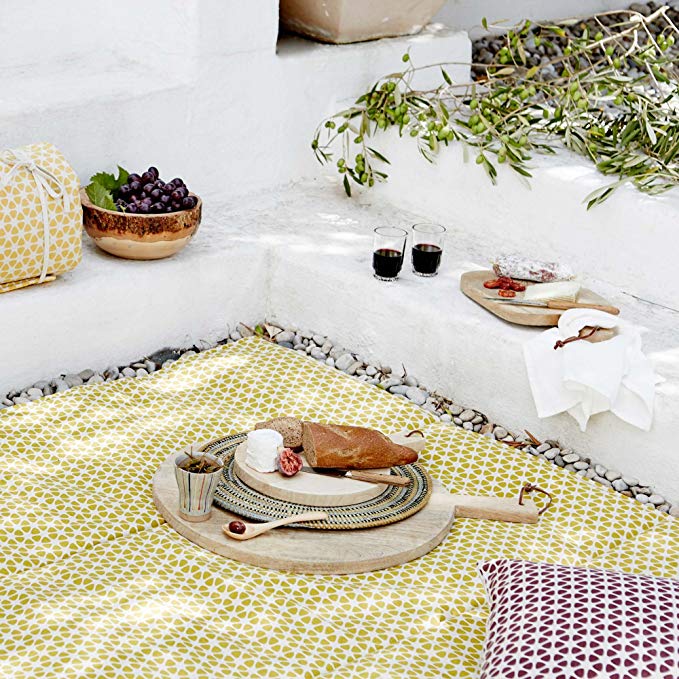 Manta de picnic algodón/lino 