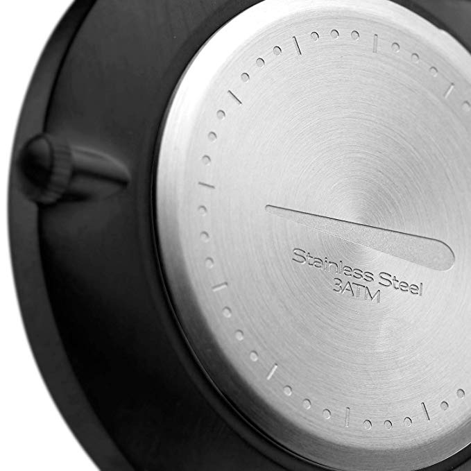 Reloj Analógico de Cuarzo para Hombres con Correa de Cuero