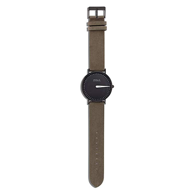 Reloj Analógico de Cuarzo para Hombres con Correa de Cuero