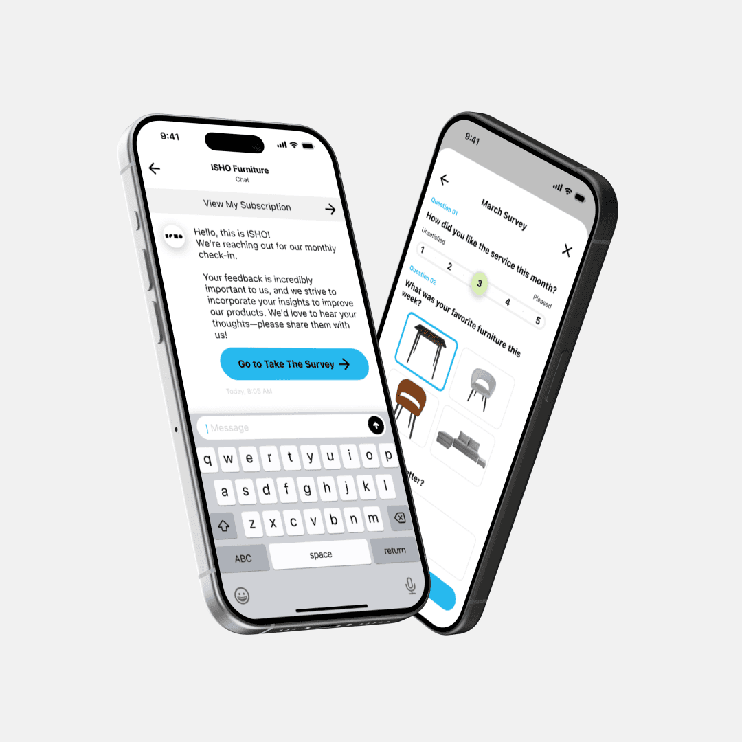 Mobile engagement, monthly feedback